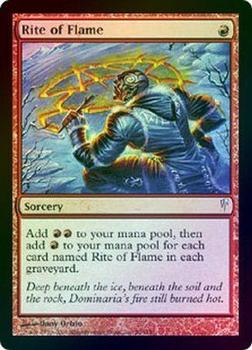 2006 Magic the Gathering Coldsnap - Foil #96 Rite of Flame Front