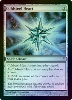 2006 Magic the Gathering Coldsnap - Foil #136 Coldsteel Heart Front