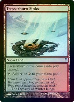 2006 Magic the Gathering Coldsnap - Foil #150 Tresserhorn Sinks Front