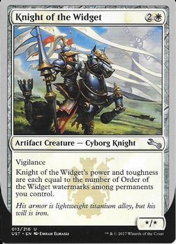 2017 Magic the Gathering Unstable #13 Knight of the Widget Front