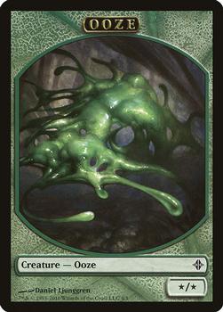 2010 Magic the Gathering Rise of the Eldrazi - Tokens #4/5 Ooze Front
