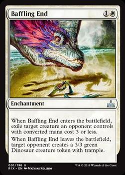 2018 Magic the Gathering Rivals of Ixalan #1 Baffling End Front