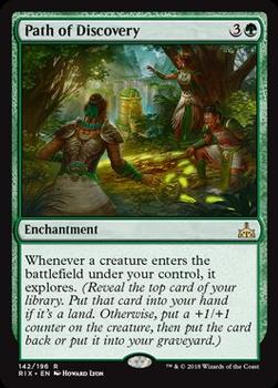 2018 Magic the Gathering Rivals of Ixalan #142 Path of Discovery Front