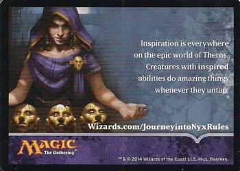 2014 Magic the Gathering Journey Into Nyx - Rules #NNO Inspired Front