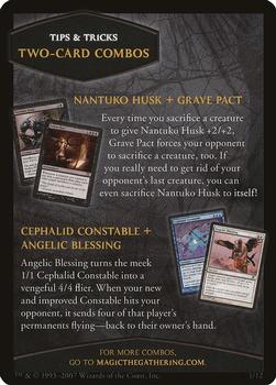 2007 Magic the Gathering 10th Edition - Tips & Tricks #1a Two-card Combos Front