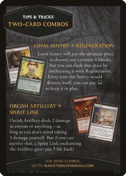 2007 Magic the Gathering 10th Edition - Tips & Tricks #2 Two-Card Combos Front