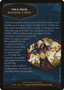 2007 Magic the Gathering 10th Edition - Tips & Tricks #7 Building a Deck Front