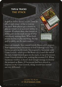 2007 Magic the Gathering 10th Edition - Tips & Tricks #12 The Stack Front