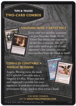 2007 Magic the Gathering 10th Edition - Tips & Tricks #1 Two-Card Combos Front