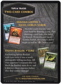 2007 Magic the Gathering 10th Edition - Tips & Tricks #3 Two-Card Combos Front