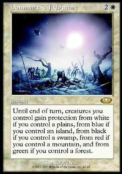 2001 Magic the Gathering Planeshift - Foil #4 Dominaria's Judgment Front