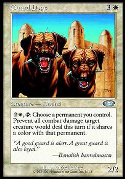 2001 Magic the Gathering Planeshift - Foil #5 Guard Dogs Front