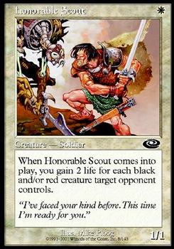 2001 Magic the Gathering Planeshift - Foil #8 Honorable Scout Front