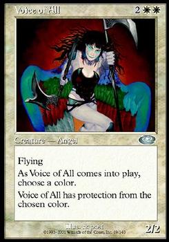 2001 Magic the Gathering Planeshift - Foil #19 Voice of All Front