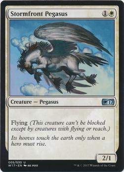 2017 Magic the Gathering Welcome Deck 2017 #5 Stormfront Pegasus Front