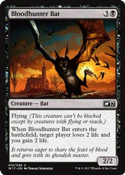 2017 Magic the Gathering Welcome Deck 2017 #15 Bloodhunter Bat Front