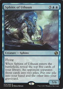 2017 Magic the Gathering Iconic Masters - Foil #74 Sphinx of Uthuun Front