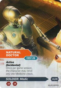 2014 Fantasy Flight Games Star Wars Age of Rebellion Specialization Deck Soldier Medic #14 Natural Doctor Front