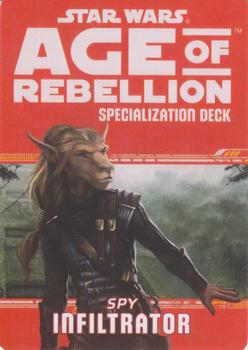 2014 Fantasy Flight Games Star Wars Age of Rebellion Specialization Deck Spy Infiltrator #NNO Title Card Front