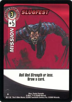 2000 Wizards X-Men - 1st Edition #38 Slugfest Front