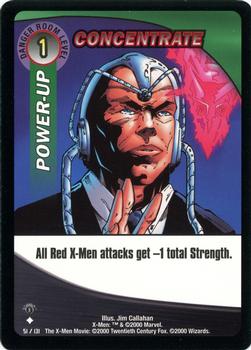 2000 Wizards X-Men - 1st Edition #51 Concentrate Front