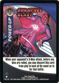 2000 Wizards X-Men - 1st Edition #114 Shrapnel Blast Front