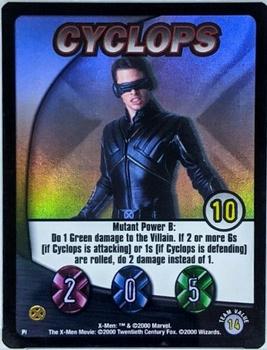 2000 Wizards X-Men - Mutant Power #P01 Cyclops Front