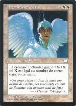 1997 Magic the Gathering Weatherlight French #NNO Armure empyrée Front