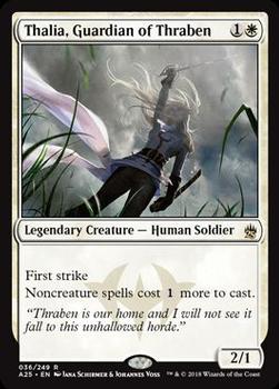 2018 Magic the Gathering Masters 25 #36 Thalia, Guardian of Thraben Front
