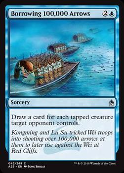 2018 Magic the Gathering Masters 25 #45 Borrowing 100,000 Arrows Front