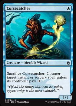 2018 Magic the Gathering Masters 25 #53 Cursecatcher Front