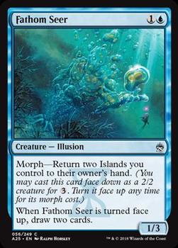 2018 Magic the Gathering Masters 25 #56 Fathom Seer Front