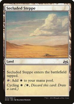 2014 Magic the Gathering Duel Decks Anthology, Divine vs. Demonic #25 Secluded Steppe Front