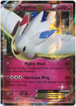 2016 Pokemon XY BREAKpoint #83/122 Togekiss EX Front