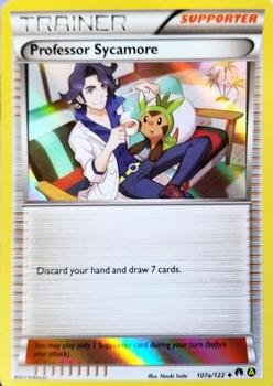 2016 Pokemon XY BREAKpoint #107a/122 Professor Sycamore Front