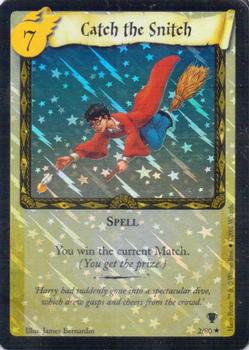 2001 Wizards Harry Potter Quidditch Cup TCG - Holofoil #2 Catch the Snitch Front