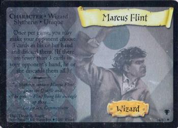 2001 Wizards Harry Potter Quidditch Cup TCG - Holofoil #14 Marcus Flint Front