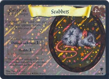 2001 Wizards Harry Potter Quidditch Cup TCG - Holofoil #24 Scabbers Front