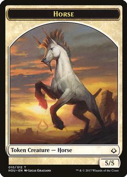 2017 Magic the Gathering Hour of Devastation - Tokens #010/012 Horse Front