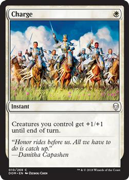 2018 Magic the Gathering Dominaria #10 Charge Front