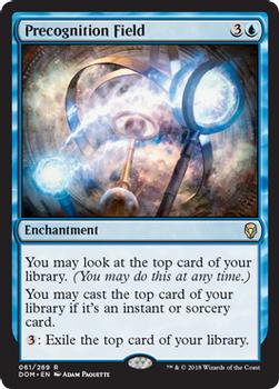 2018 Magic the Gathering Dominaria #61 Precognition Field Front