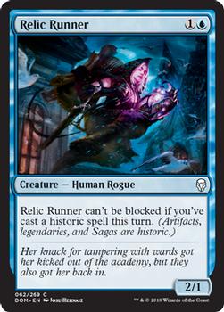 2018 Magic the Gathering Dominaria #62 Relic Runner Front
