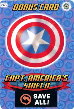2013 Spider-Man Heroes & Villains #261 Capt. America's Shield Front