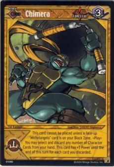 2004 Konami Teenage Mutant Ninja Turtles #01080 Chimera Front