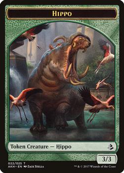 2017 Magic the Gathering Amonkhet - Tokens #022/025 Hippo Front