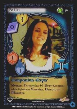 2002 Score Buffy The Vampire Slayer CCG: Class of '99 #70 Faith Front