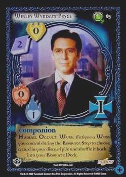 2002 Score Buffy The Vampire Slayer CCG: Class of '99 #83 Wesley Wyndam-Pryce Front