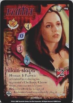 2002 Score Buffy The Vampire Slayer CCG: Class of '99 #129 Faith Front
