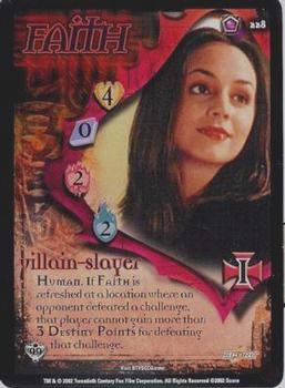 2002 Score Buffy The Vampire Slayer CCG: Class of '99 #228 Faith Front