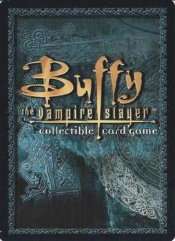 2002 Score Buffy The Vampire Slayer CCG: Angel's Curse - Class of '99 Preview #1 Forceful Persuasion Back